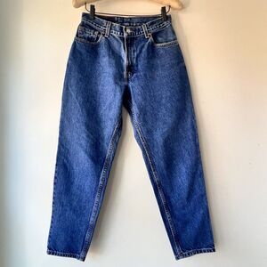 Vintage 90s Levi’s 550 Relaxed Tapered Leg 8 Petite M Women’s Jeans 28x27 USA